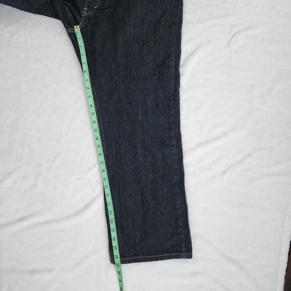 LEVI'S 559 Men's Relaxed Fit Straight Dark Blue Jeans 40x30 - Picture 8 of 8